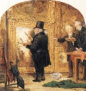 William Parrott J M W Turner at the Royal Academy,Varnishing Day oil painting reproduction